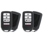 UrbanX (2-Pack) Replacement 2016 Honda Cr-V Key Fob – Fcc: Acj932Hk1210A – Pn: 72147-T0A-A11 – 4 Button