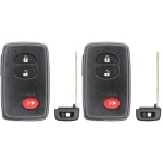 UrbanX (2-Pack) Replacement 2011 Toyota 4-Runner Key Fob – FCC: HYQ14ACX – PN: 89904-47230, 89904-35010, 89904-47370 – 3 Button