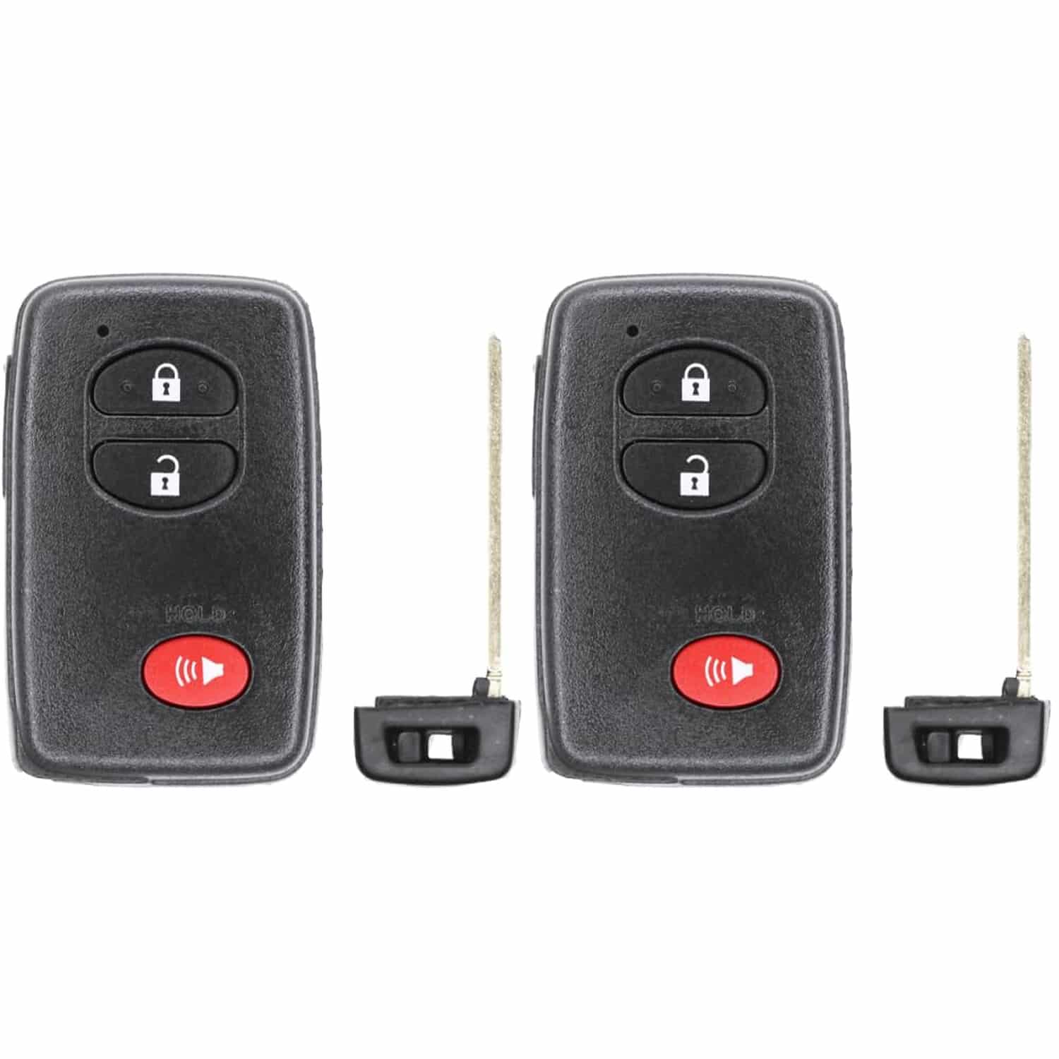 Version 1.0.0 UrbanX (2-Pack) Replacement 2010-2015 Toyota Prius V Key Fob – FCC: HYQ14ACX – PN: 89904-47230, 89904-35010, 89904-47370 – 3 Button - Image 1