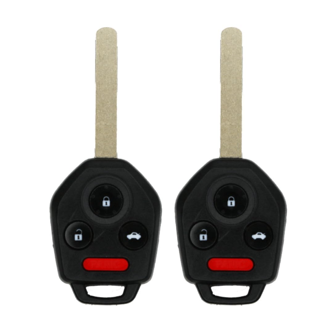Version 1.0.0 UrbanX (2-Pack) Replacement 2011 Subaru Legacy Key Fob – Fcc: Cwtwbu766 – Pn: 57497-Aj00A – 4 Button - Image 1