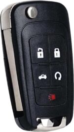 UrbanX Replacement 2010-2021 Chevy Cruze Equinox Key Fob – FCC: OHT01060512, V2T01060512 – PN: 13504199, 13574863 – 5 Button - Image 4