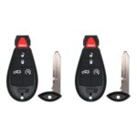 UrbanX (2-Pack) Replacement 2011 Dodge Charger Key Fob – FCC: IYZ-C01C – PN: 68058348 – 5 Button