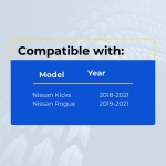 UrbanX Replacement 2019 Nissan Kicks Key Fob – FCC: 2AOKM-NI13 – PN: 285E3-5RA6A – 4 Button - Image 4