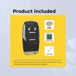 UrbanX Replacement 2019-2023 Ram 2500 3500 4500 5500 Key Fob – FCC: GQ4-76T – PN: 68538048, 68547361 – 3 Button - Image 3