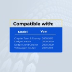 UrbanX Replacement 2011 Volkswagen Routan Key Fob – Fcc: Iyz-C01C – Pn: 56046709, 56046708 – 7 Button - Image 4