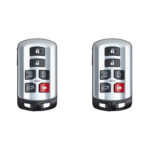 UrbanX (2-Pack) Replacement 2019 Toyota Sienna Key Fob – FCC: HYQ14ADR – PN: 89904-08010 – 6 Button