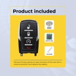 UrbanX (2-Pack) Replacement 2024 Ram 1500 Key Fob – Fcc: Oht-4882056, Oht4882056 – Pn: 68584153, 68584153Aa – 4 Button - Image 3