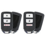 UrbanX (2-Pack) Replacement 2018 Honda Ridgeline Key Fob – FCC: A2C97488400 – PN: 72147-T6Z-A01, 72147T6ZA01 – 3 Button
