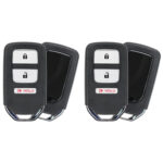 UrbanX (2-Pack) Replacement 2019 Honda Ridgeline Key Fob – FCC: A2C97488400 – PN: 72147-T6Z-A01, 72147T6ZA01 – 3 Button