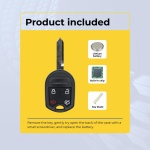 UrbanX Replacement 2012 Ford Explorer Key Fob – Fcc: Cwtwb1U793, 164-R8073 – Pn: 164-R8073 - Image 3