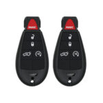 UrbanX (2-Pack) Replacement 2011 Dodge Durango Key Fob – FCC: IYZ-C01C – PN: 05026537 – 5 Button
