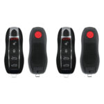 UrbanX (2-Pack) Replacement 2016 Porsche Cayenne Key Fob – FCC: KR55WK50138 – PN: 7PP-959-753-BQ – 5 Button
