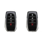 UrbanX (2-Pack) Replacement 2019 Toyota Land Cruiser Key Fob – FCC: HYQ14FBA – PN: 89904-60M80, 8990460M80 – 4 Button