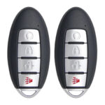 UrbanX (2-Pack) Replacement 2017 Nissan Rogue Key Fob – FCC: KR5S180144106 – PN: 285E3-6FL2B, 285E3-6FL2A – 4 Button