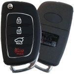 UrbanX Replacement 2013-2016 Hyundai Santa Fe Key Fob – Fcc: Tq8-Rke-3F04 – Pn: 95430-4Z100, 95430-4Z101 – 4 Button