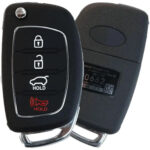 UrbanX Replacement 2013-2016 Hyundai Santa Fe Key Fob – FCC: TQ8-RKE-3F04 – PN: 95430-4Z100, 95430-4Z101 – 4 Button