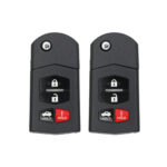 UrbanX (2-Pack) Replacement 2007 Mazda 6 Key Fob – FCC: KPU41788 – PN: 4238A-41524 – 4 Button