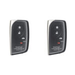 UrbanX (2-Pack) Replacement 2014 Lexus LS600h / LS600hL Key Fob – FCC: HYQ14ACX – PN: 89904-50K80, 89904-50N10 – 4 Button