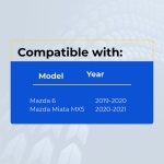 UrbanX Replacement 2019-2021 Mazda 6 / Mx-5 Key Fob – Fcc: Wazske13D03 – Pn: Gdyl-67-5Dy – 4 Button - Image 4