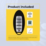 UrbanX (2-Pack) Replacement 2018 Nissan Rogue Key Fob – Fcc: Kr5S180144106 – Pn: 285E3-6Fl7A, 285E3-6Fl7B – 5 Button - Image 3