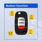 UrbanX (2-Pack) Replacement 2016 Smart Forfour Key Fob – Fcc: Cwtwb1G767 – Pn: Cwtwb1G767 – 0 Button - Image 2