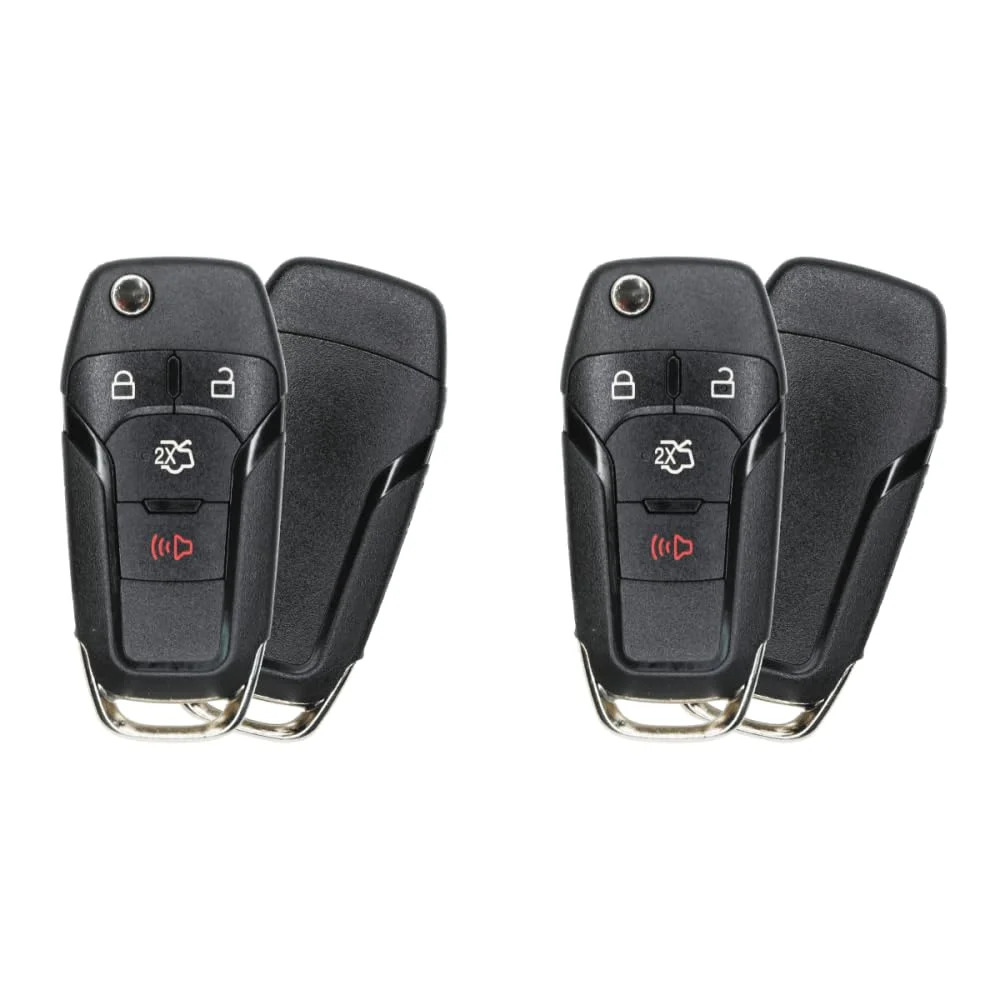 Version 1.0.0 UrbanX (2-Pack) Replacement 2015 Ford Fusion Key Fob – FCC: N5F-A08TAA, 164-R7986, N5FA08TAA – PN: 164-R7986 – 4 Button - Image 1