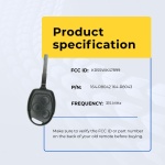 UrbanX Replacement 2013 Ford Fiesta Key Fob – Fcc: Kr55Wk47899, 164-R8042, 164-R8043 – Pn: 164-R8042, 164-R8043 – 3 Button - Image 5