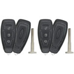 UrbanX (2-Pack) Replacement 2018 Ford Fiesta Key Fob – FCC: KR55WK48801, 164-R8048, KR5876268 – PN: 164-R8048 – 3 Button