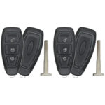 UrbanX (2-Pack) Replacement 2011-2019 Ford Fiesta Key Fob – FCC: KR55WK48801, 164-R8048, KR5876268 – PN: 164-R8048 – 3 Button