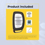 UrbanX Replacement 2016-2018 Hyundai Tucson Key Fob – Fcc: Tq8-Fob-4F07 – Pn: 95440-D3100Nna – 4 Button - Image 3