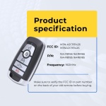 UrbanX Replacement Key Fob for 2022 Ford