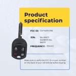 UrbanX Replacement 2011 Ford Expedition Key Fob – Fcc: Cwtwb1U793, 164-R8073 – Pn: 164-R8073 – 4 Button - Image 6