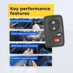 UrbanX Replacement 2011 Toyota Avalon Key Fob – Fcc: Hyq14Aab – Pn: 89904-06131, 89904-06130, 89904-06070 – 4 Button - Image 7