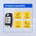 UrbanX Replacement 2014-2017 Kia Optima, Rio, Sorento Key Fob – Fcc: 95440-2T510, Sy5Xmfna04 – Pn: 95440-2T510 – 4 Button - Image 6