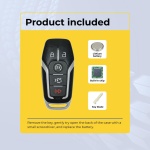 UrbanX (2-Pack) Replacement 2016 Ford Explorer Key Fob – Fcc: M3N-A2C31243300, M3Na2C31243300, 164-R8119, 164-R7989, 164-R7991 – 5 Button - Image 3