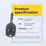 UrbanX Replacement 2013 Ford Edge Key Fob – Fcc: Cwtwb1U793, Ouc6000022, 164-R8070 – Pn: 164-R8070 – 3 Button - Image 6