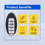 UrbanX Replacement Key Fob for 2016 Nissan