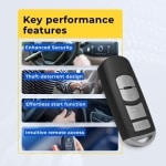 UrbanX Replacement 2017-2019 Mazda Cx-5 Key Fob – Fcc: Wazske13D02 – Pn: Tk52-67-5Dy, Tk52675Dy – 4 Button - Image 7