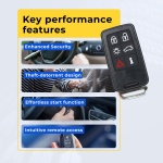 UrbanX Replacement 2011 Volvo S80 Key Fob – Fcc: Kr55Wk49266 – Pn: 30659502 – 6 Button - Image 7