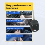 UrbanX (2-Pack) Replacement 2018 Ford C-Max Key Fob Fcc: Oucd6000022/Cwtwb1U793/164-R7976/164-R8046/164-R8007 Pn: 164-R8046/164-R8007/164-R7976 4 Button - Image 7