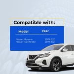 UrbanX (2-Pack) Replacement 2019-2021 Nissan Murano, Pathfinder Key Fob – Pn: 285E3-9Uf7B, 285E3-9Uf7A – 5 Button - Image 4