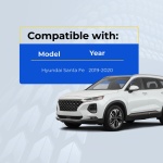 UrbanX Replacement 2019-2020 Hyundai Santa Fe Key Fob – Fcc: Tq8-Fob-4F19 – Pn: 95440-S1000 – 4 Button - Image 4