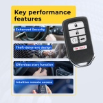 UrbanX (2-Pack) Replacement 2016 Honda Accord Key Fob – Fcc: Acj932Hk1310A – Pn: 72147-T2G-A61 – 4 Button - Image 7