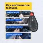 UrbanX Replacement 2011 Ram Key Fob – Fcc: Iyz-C01C – Pn: 56046706, 56046707 – 3 Button - Image 7