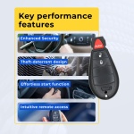 UrbanX Replacement 2009-2010 Dodge Journey Key Fob – Fcc: Iyz-C01C – Pn: 56046706, 56046707 – 3 Button - Image 7