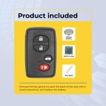 UrbanX (2-Pack) Replacement 2010 Toyota Camry Key Fob – Fcc: Hyq14Aab – Pn: 89904-06131, 89904-06130, 89904-06070 – 4 Button - Image 3