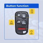 UrbanX Replacement Key Fob for 2002 Honda