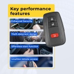 UrbanX Replacement 2019-2021 Toyota RAV4 Key Fob – Fcc: Hyq14Fbc – Pn: 8990H-0R0108990H-0R210 – 3 Button - Image 7