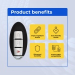 UrbanX Replacement Key Fob for 2020 Nissan