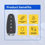 UrbanX Replacement Key Fob for 2011-2015 Lincoln